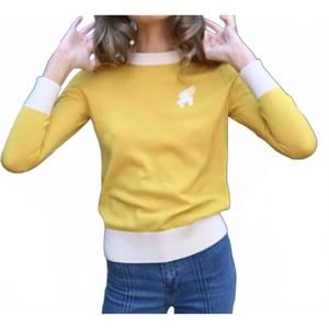 NEW STONED IMMACULATE rollergirl sweater in yellow